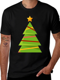 Festive Christmas Tree Graphic Tee