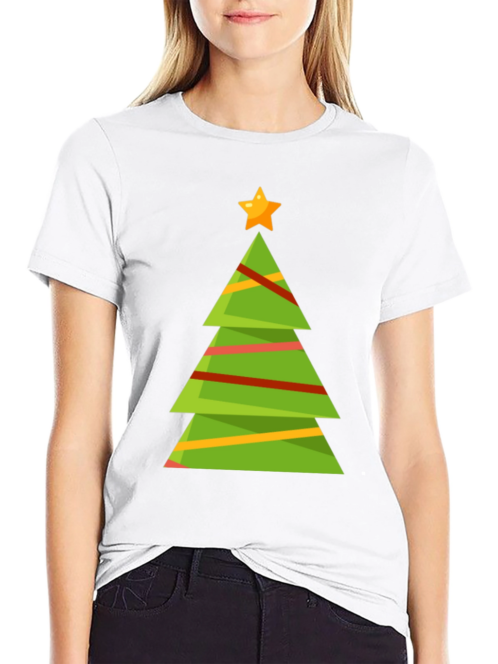 Festive Christmas Tree Graphic Tee