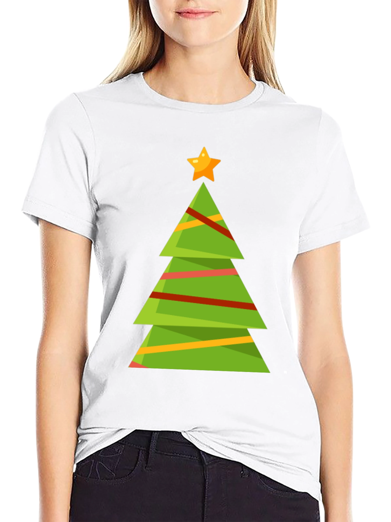 Festive Christmas Tree Graphic Tee