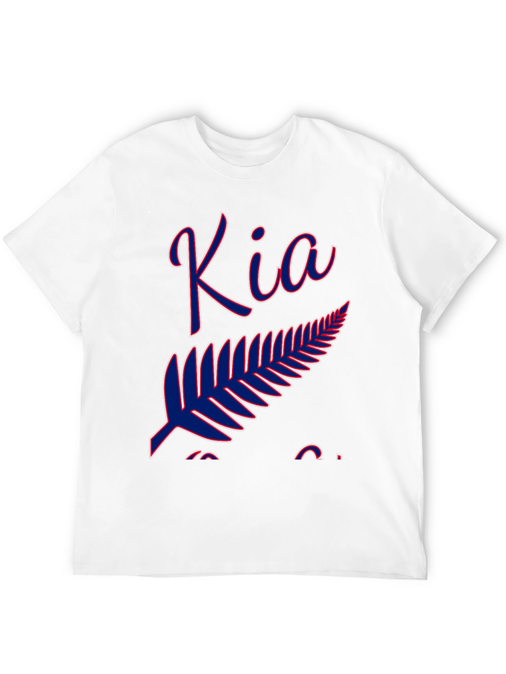 Kia Kaha Fern T-Shirt - Classic Black