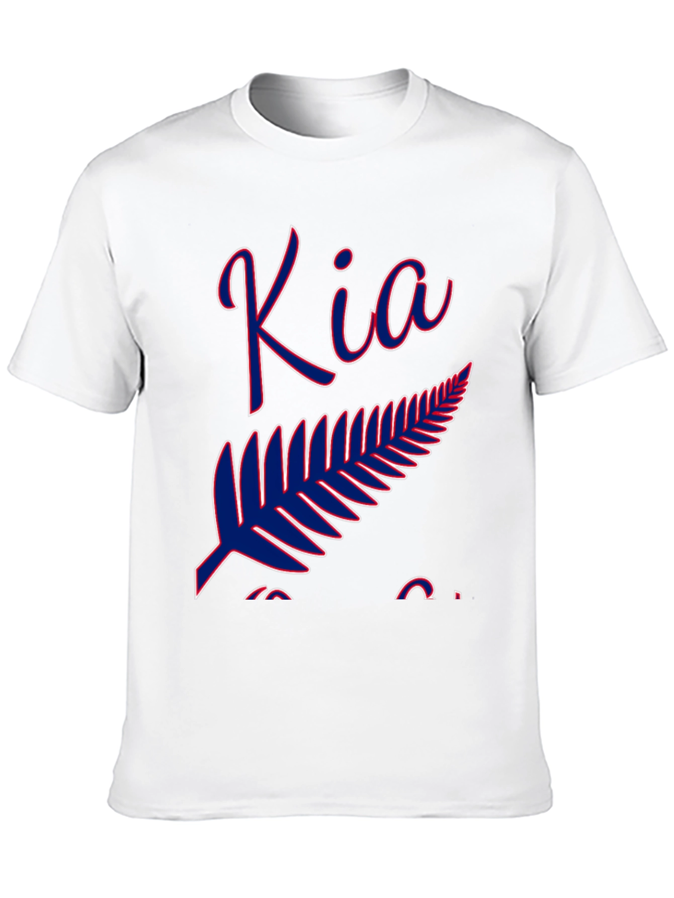 Kia Kaha Fern T-Shirt - Classic Black