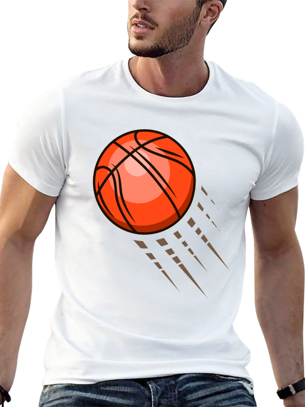 Black Basketball Graphic Tee
