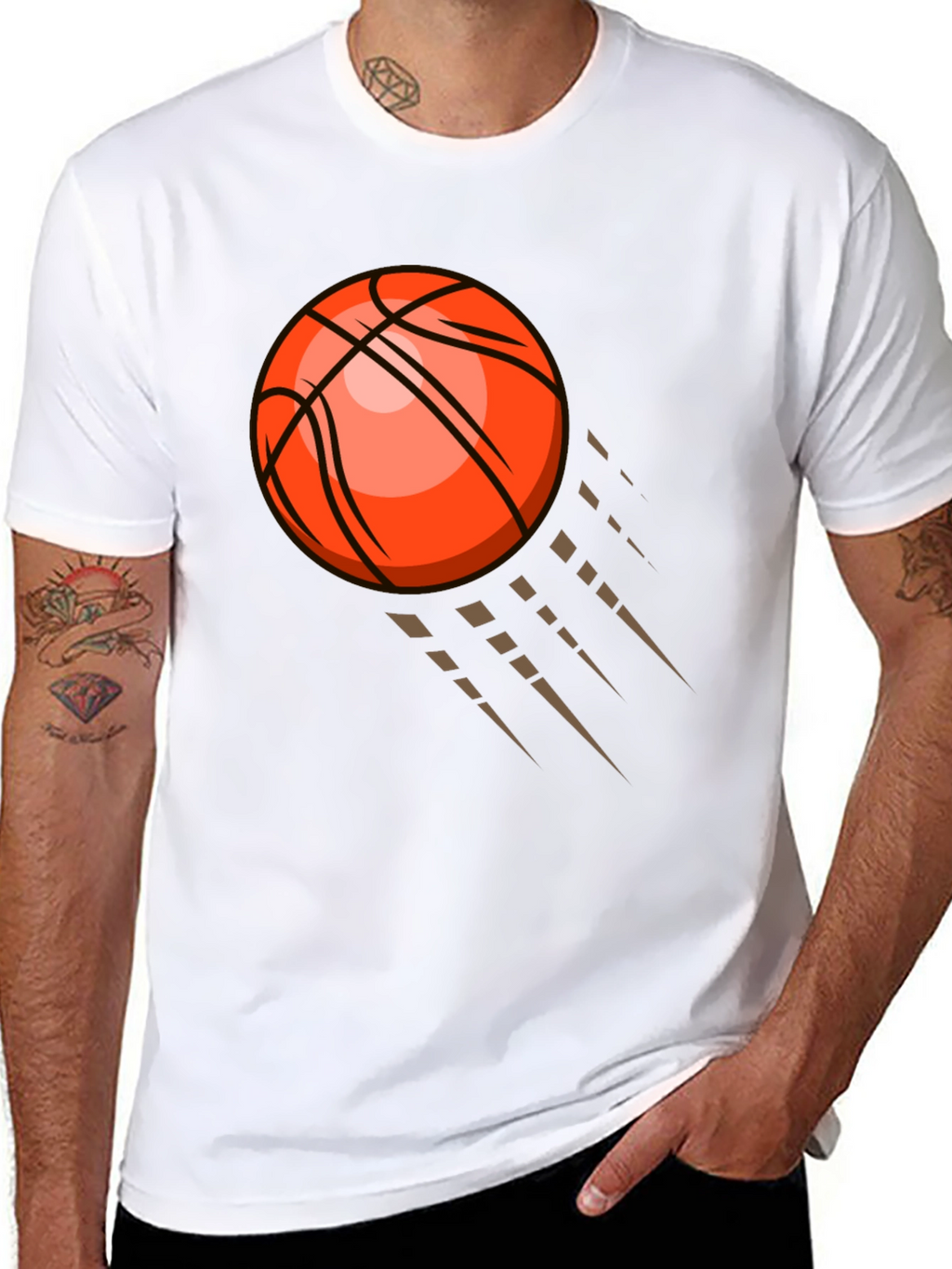 Black Basketball Graphic Tee