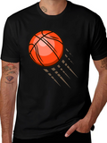 Black Basketball Graphic Tee
