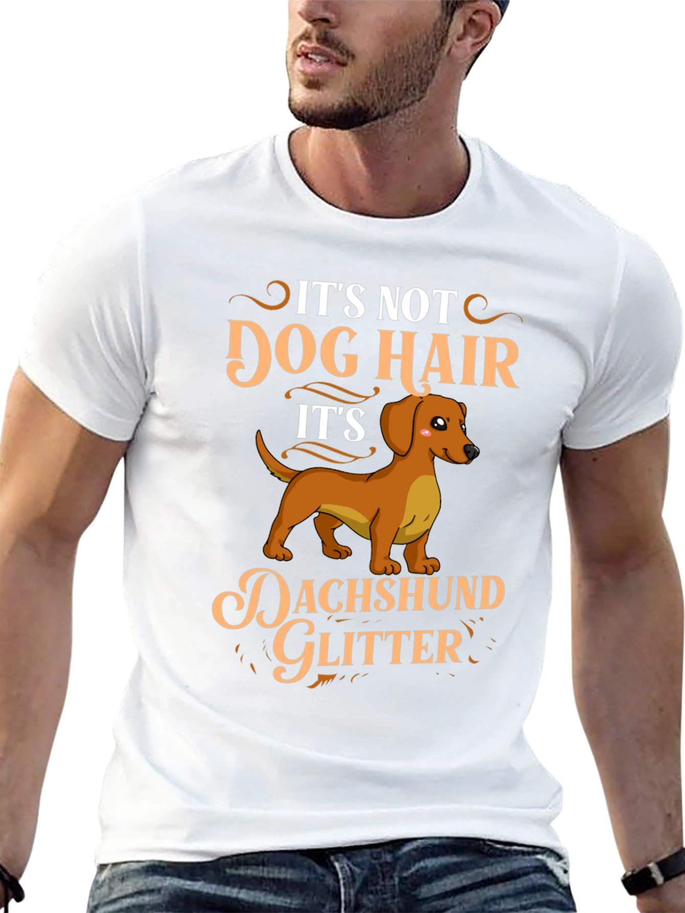 Dachshund Glitter T-Shirt - Dog Lover Gift