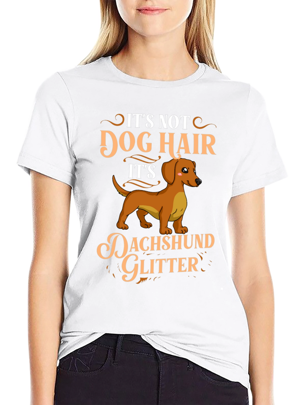 Dachshund Glitter T-Shirt - Dog Lover Gift