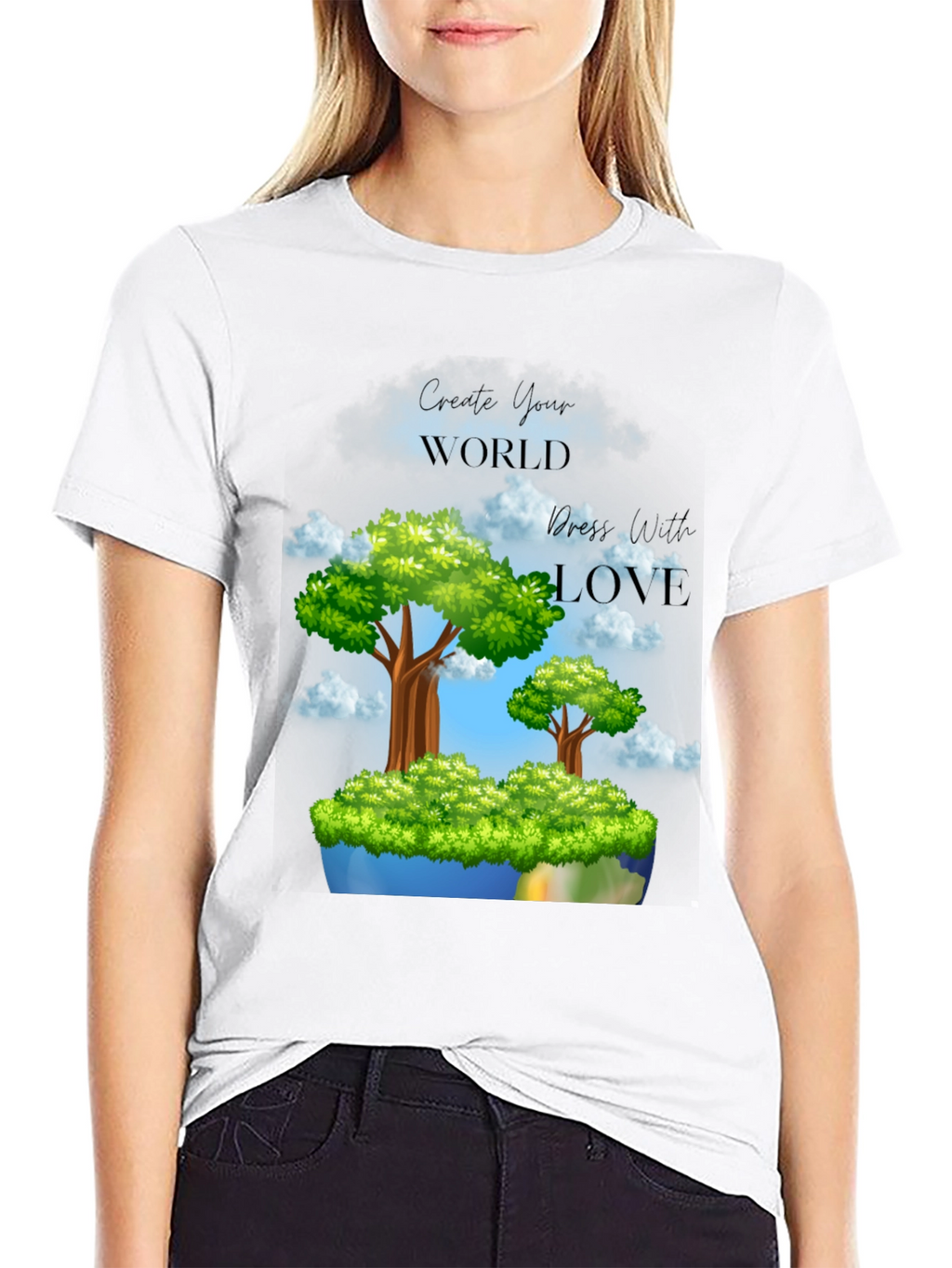 Eco-Friendly World Graphic T-Shirt