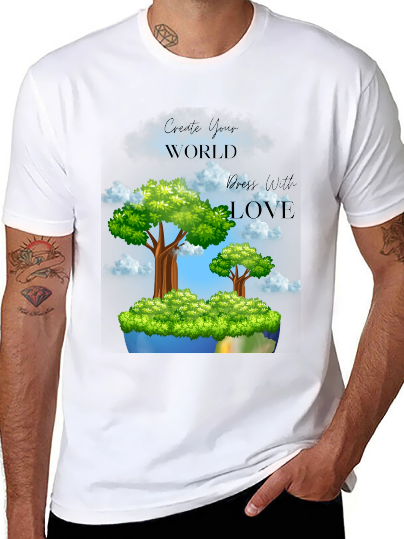 Eco-Friendly World Graphic T-Shirt