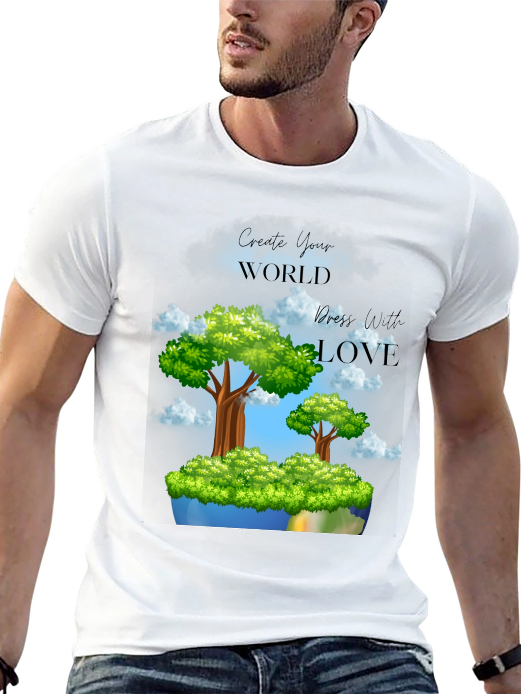 Eco-Friendly World Graphic T-Shirt