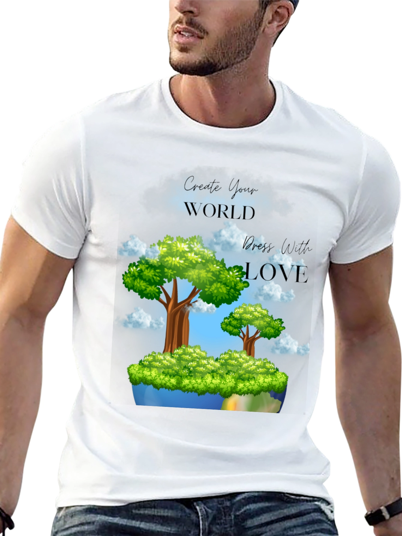 Eco-Friendly World Graphic T-Shirt
