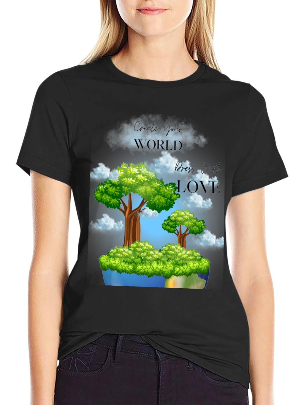 Eco-Friendly World Graphic T-Shirt