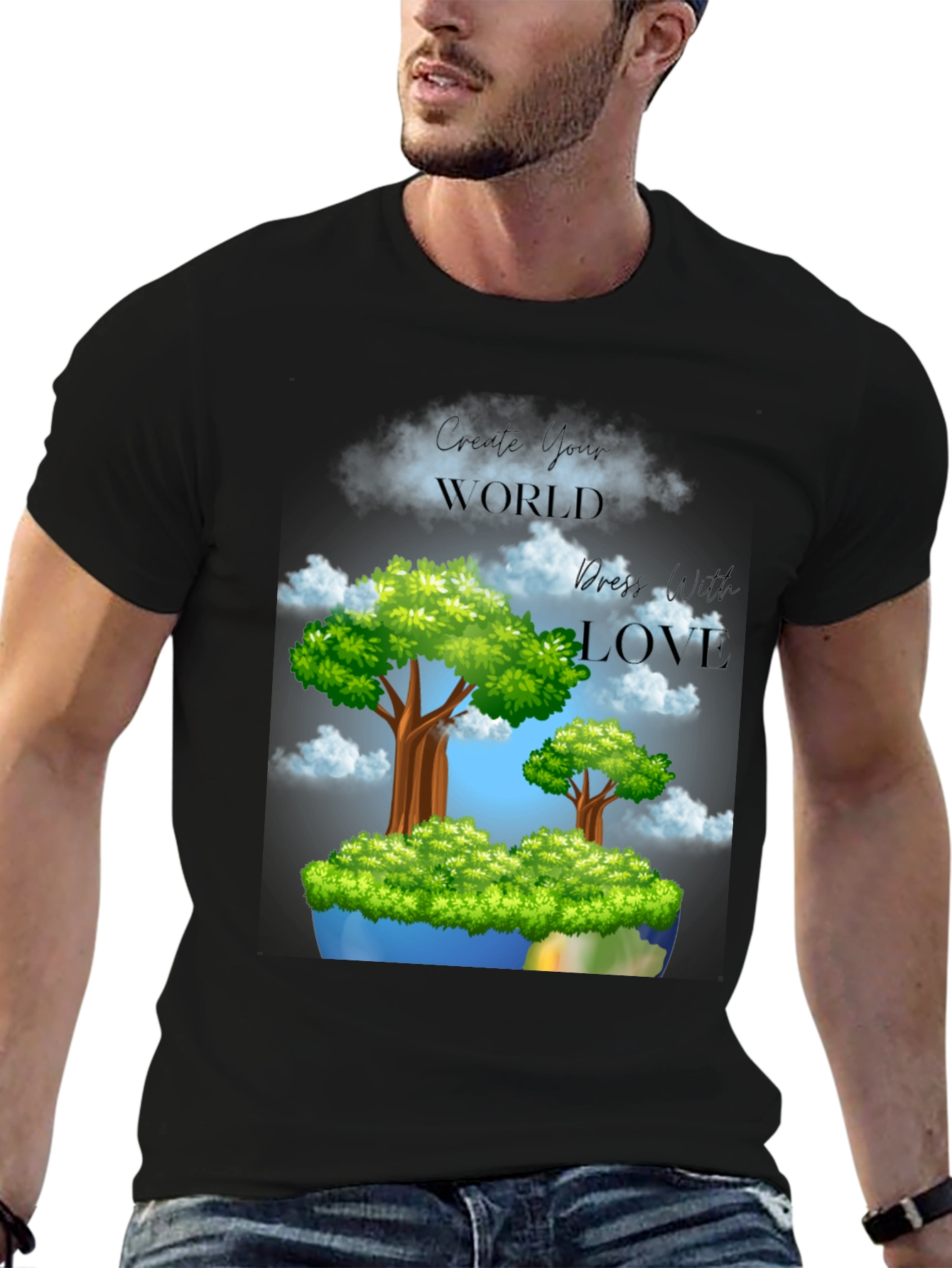 Eco-Friendly World Graphic T-Shirt