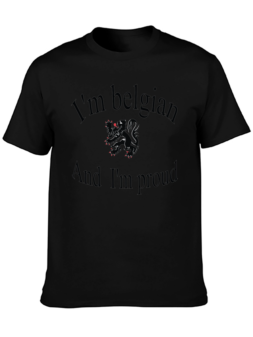 Belgian Pride Graphic Tee - Black