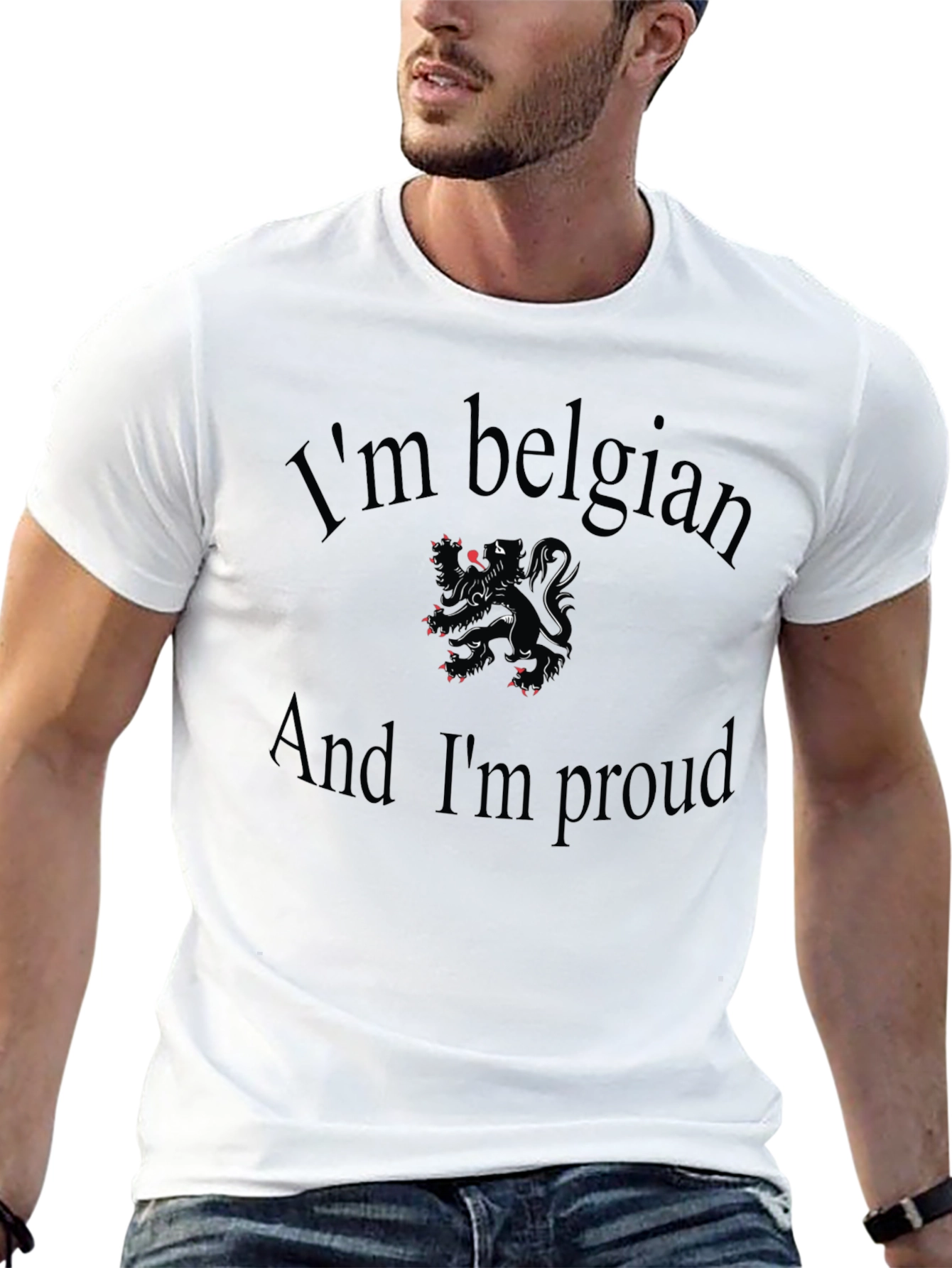 Belgian Pride Graphic Tee - Black