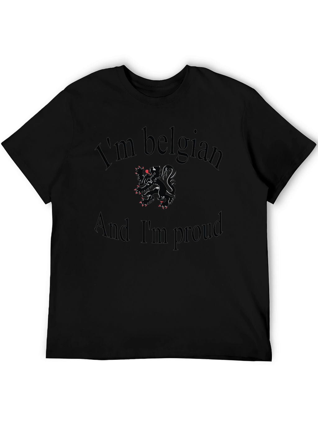 Belgian Pride Graphic Tee - Black