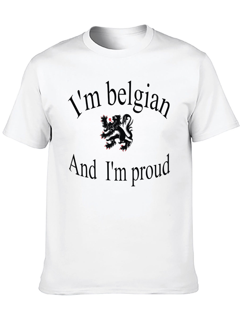 Belgian Pride Graphic Tee - Black