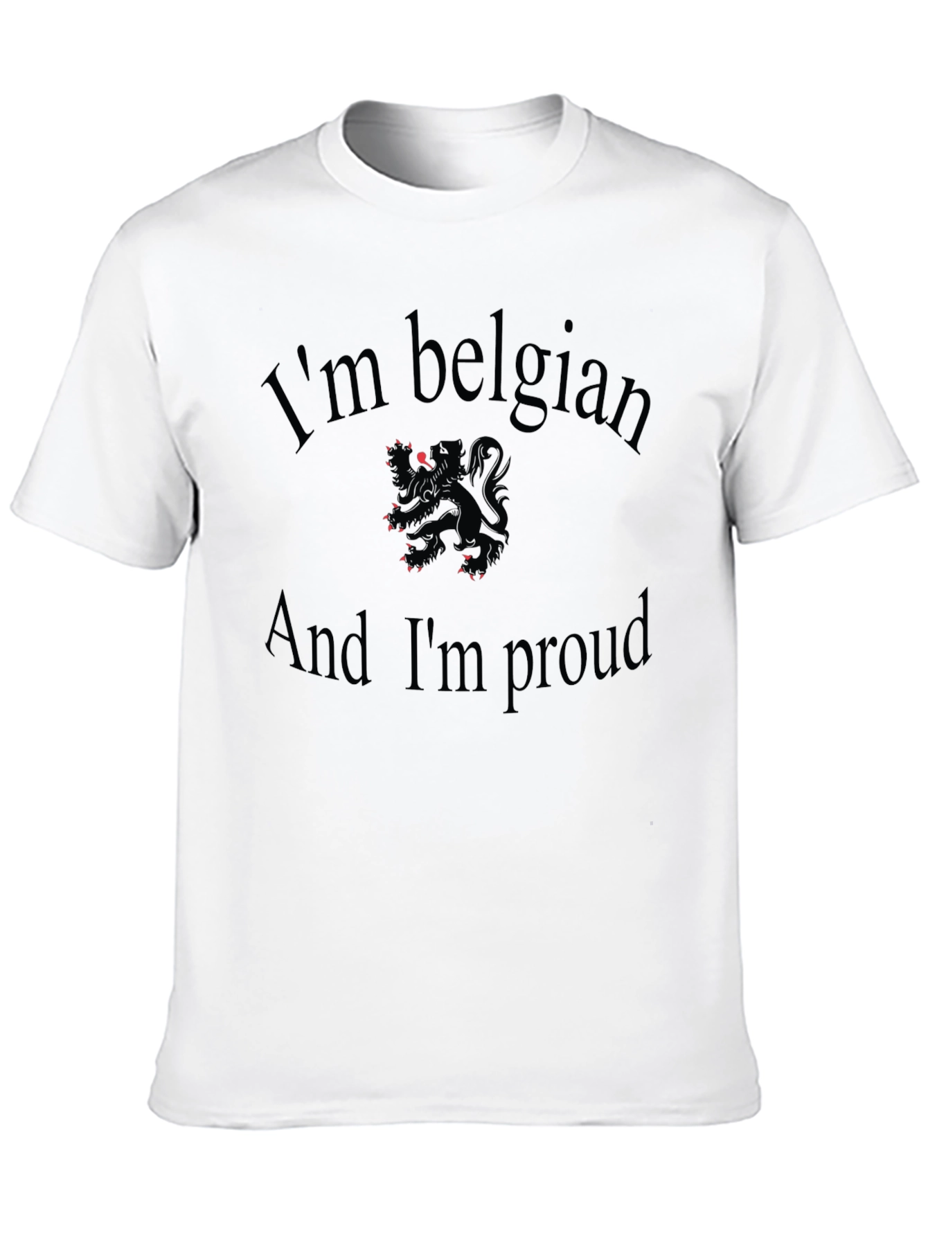 Belgian Pride Graphic Tee - Black