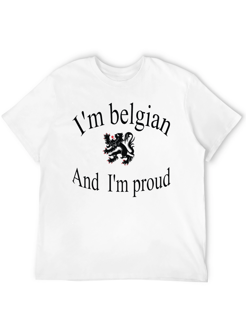 Belgian Pride Graphic Tee - Black