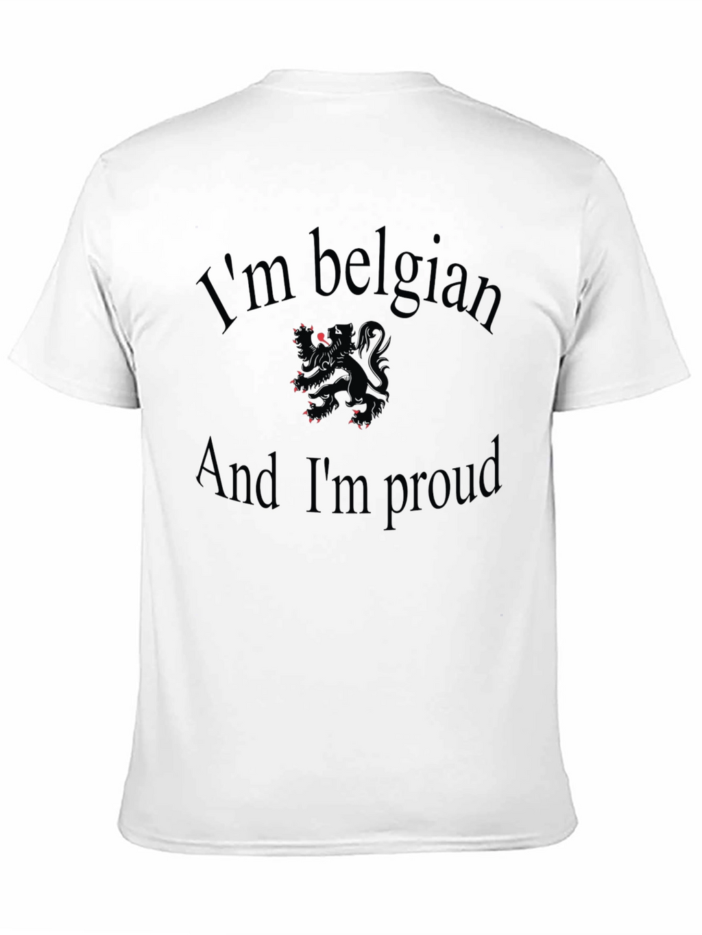 Belgian Pride Graphic Tee - Black