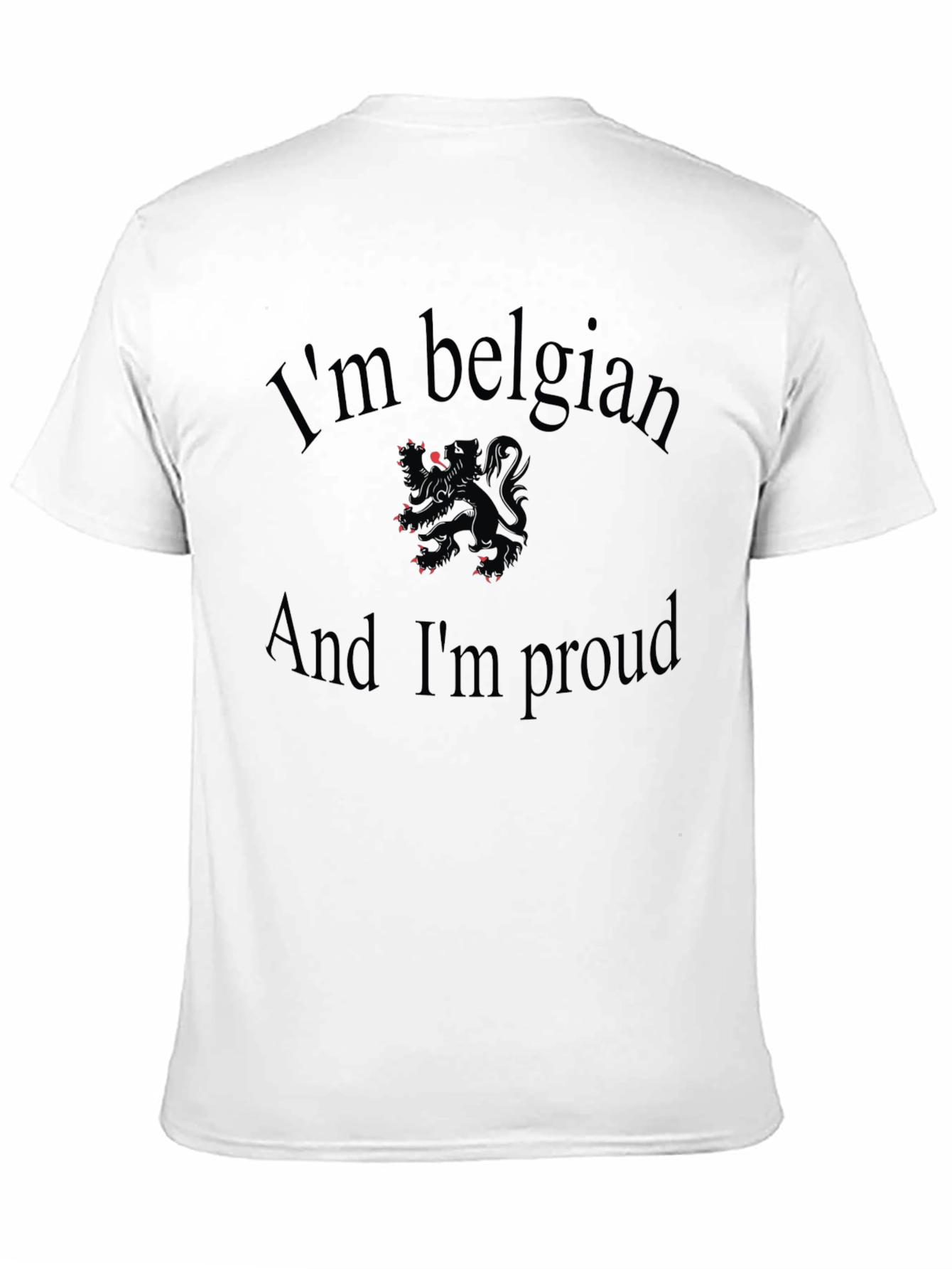 Belgian Pride Graphic Tee - Black