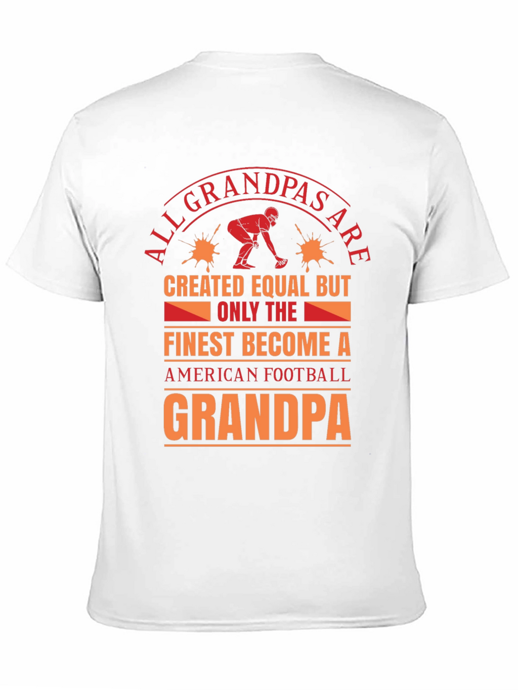 Football Grandpa T-Shirt: Finest Become A Grandpa