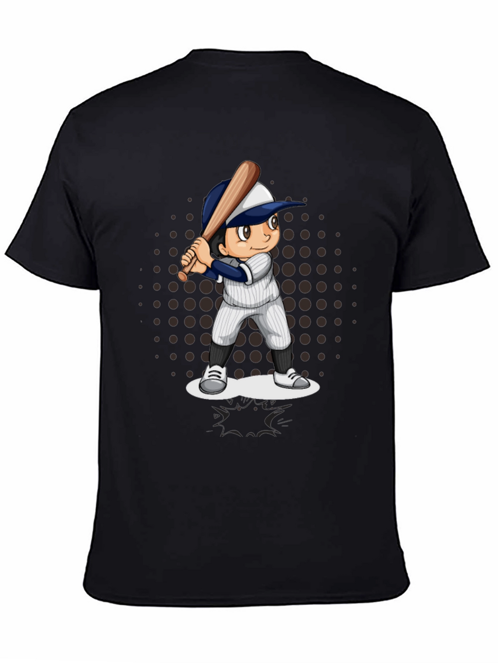 Baseball Cartoon Graphic T-Shirt