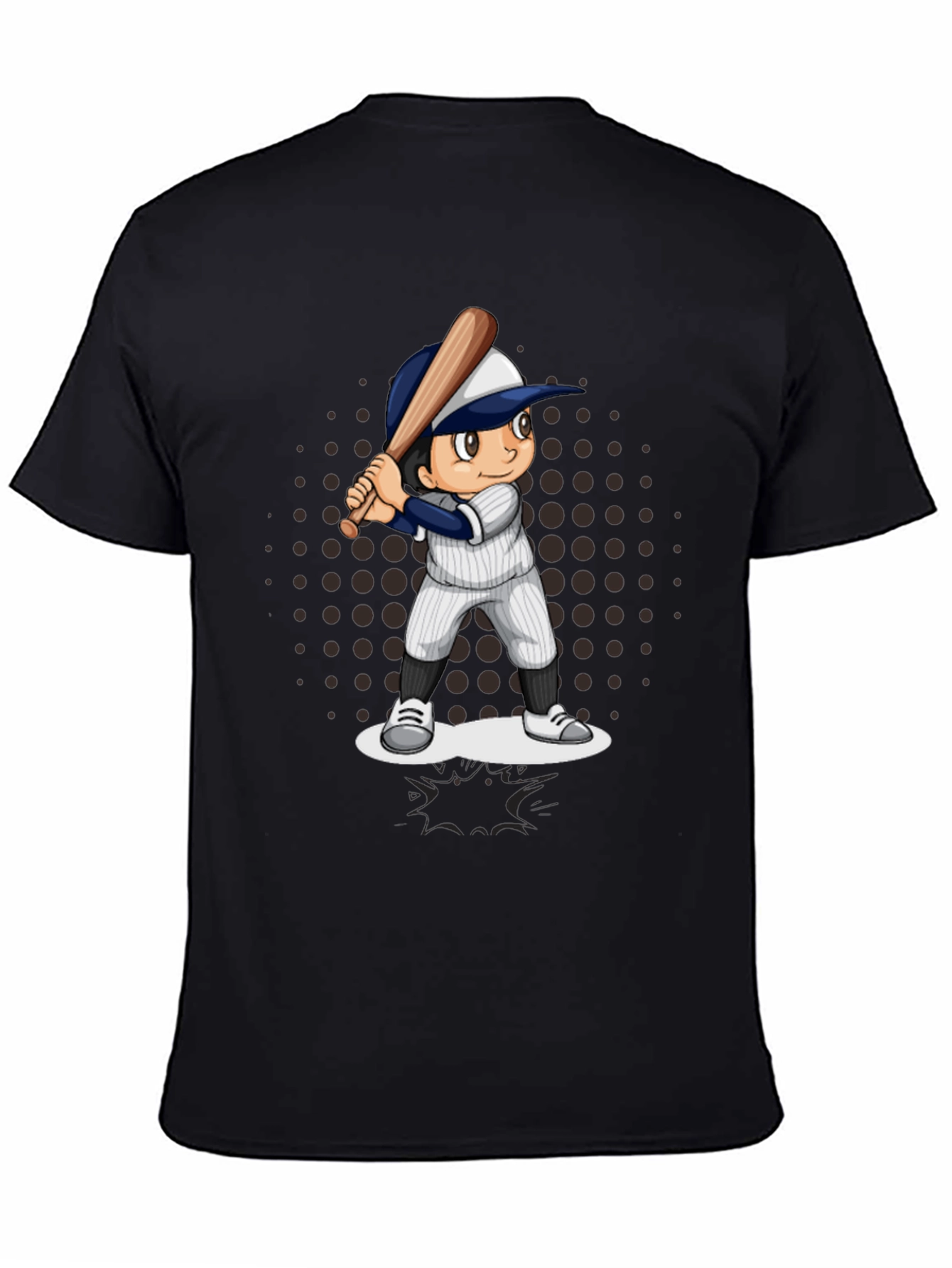 Baseball Cartoon Graphic T-Shirt
