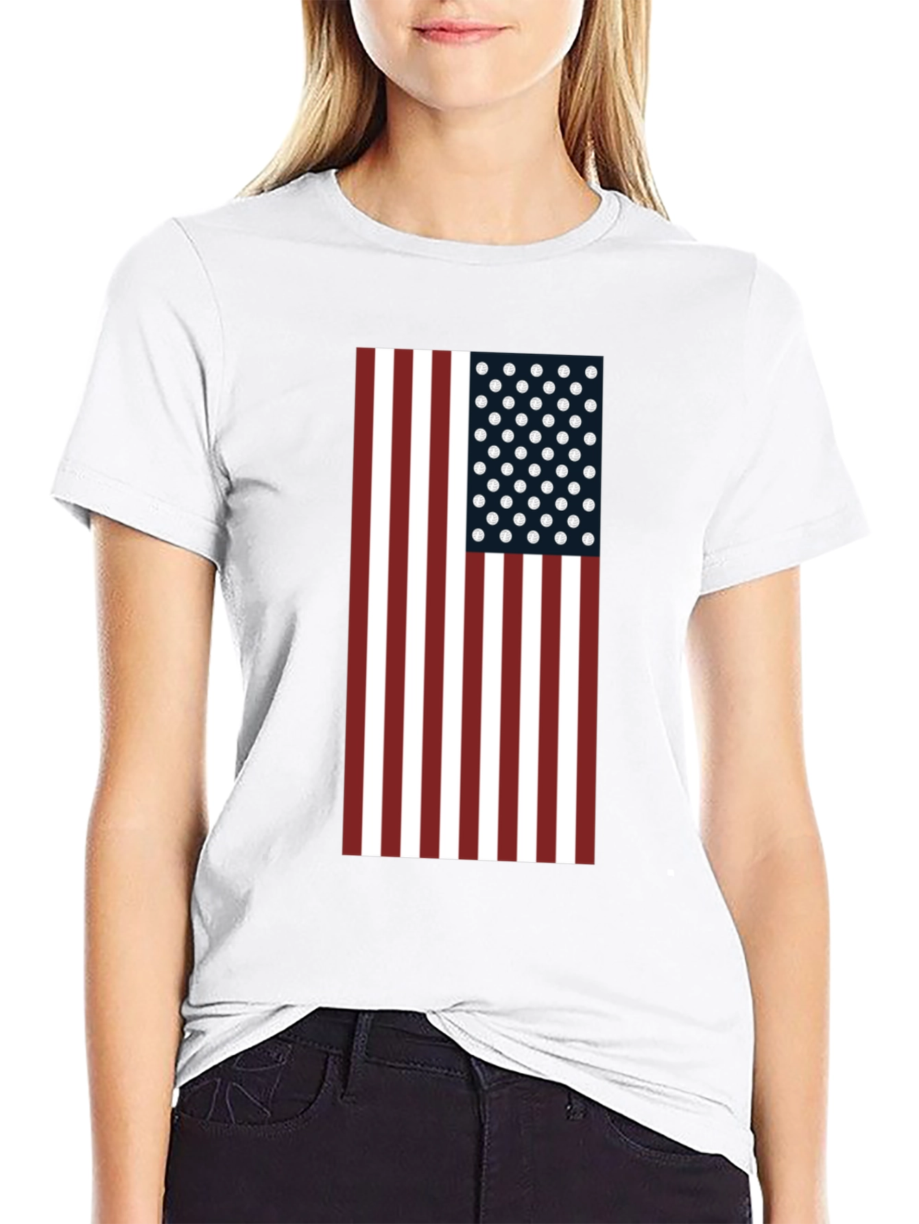 American Flag Graphic Tee - Patriotic Style