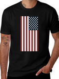 American Flag Graphic Tee - Patriotic Style