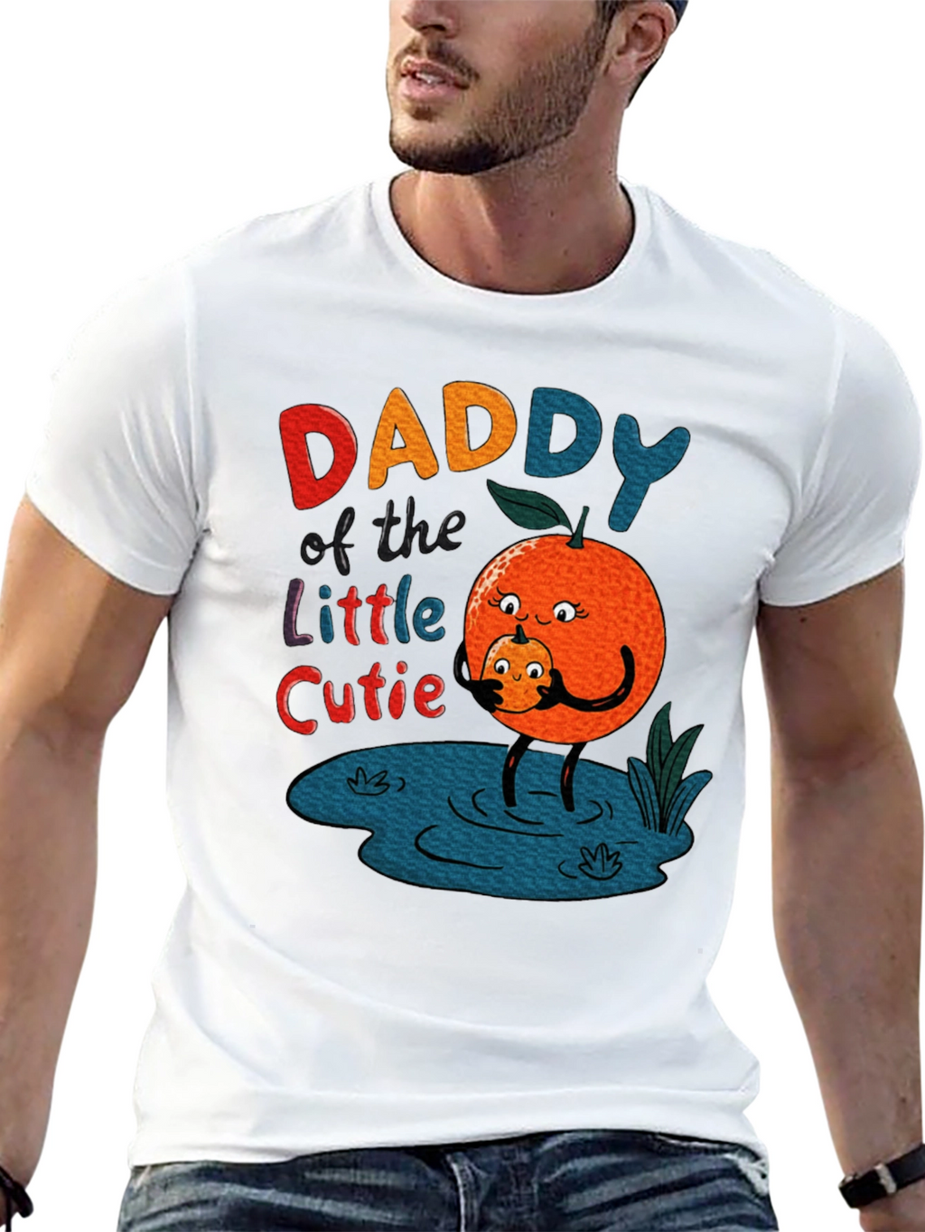Daddy of the Little Cutie Graphic T-Shirt