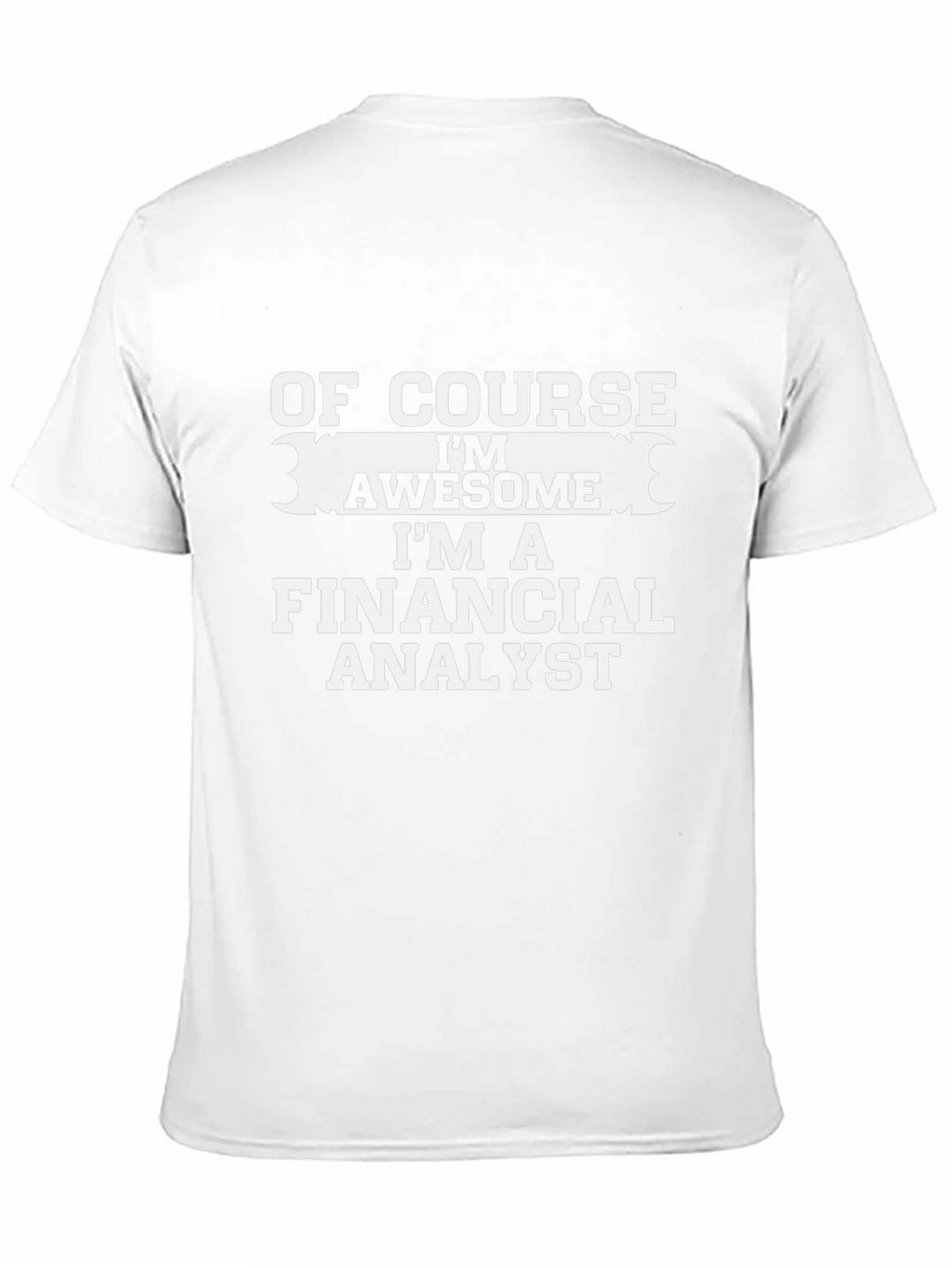 Funny Financial Analyst Black T-Shirt