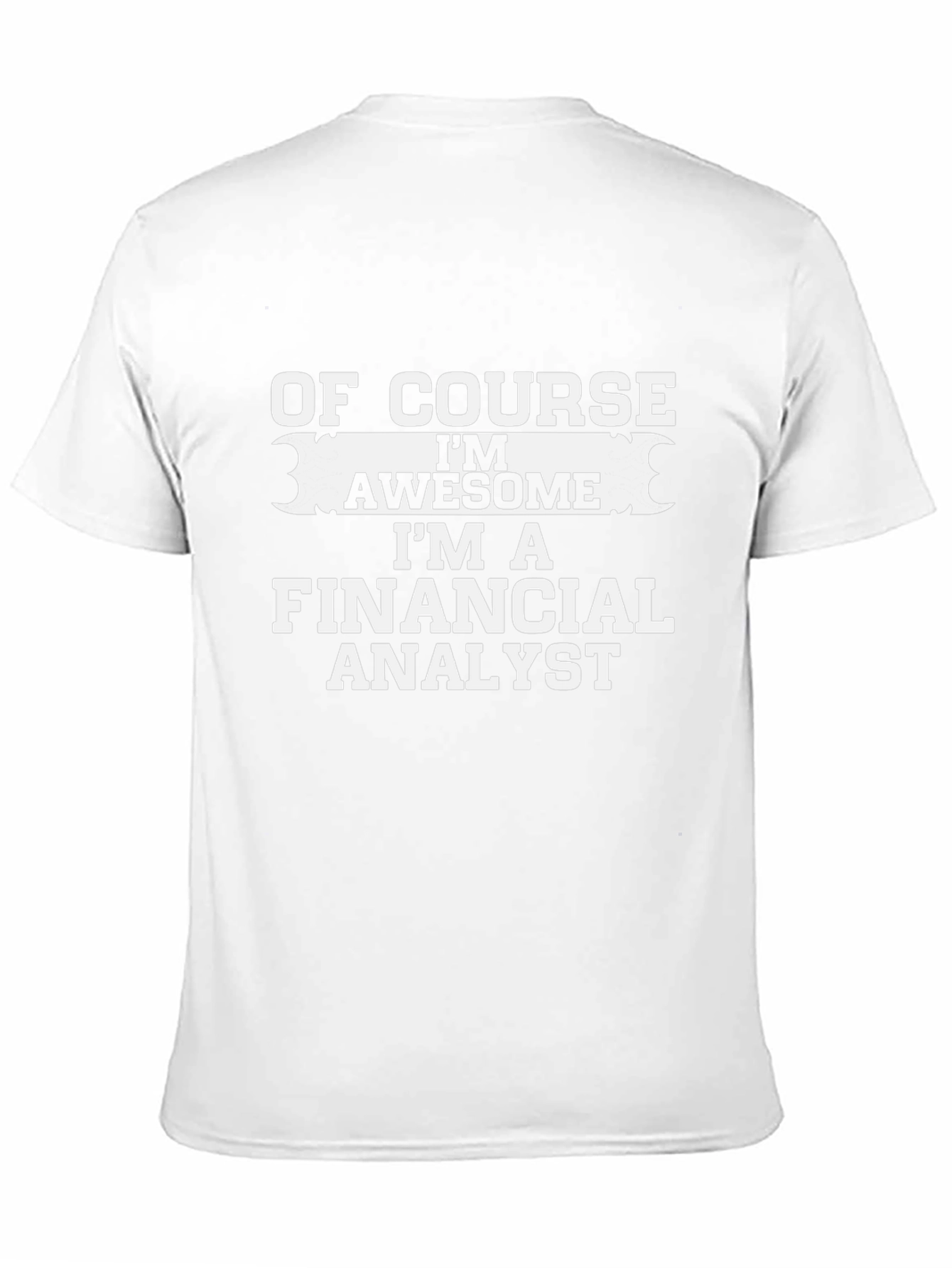 Funny Financial Analyst Black T-Shirt