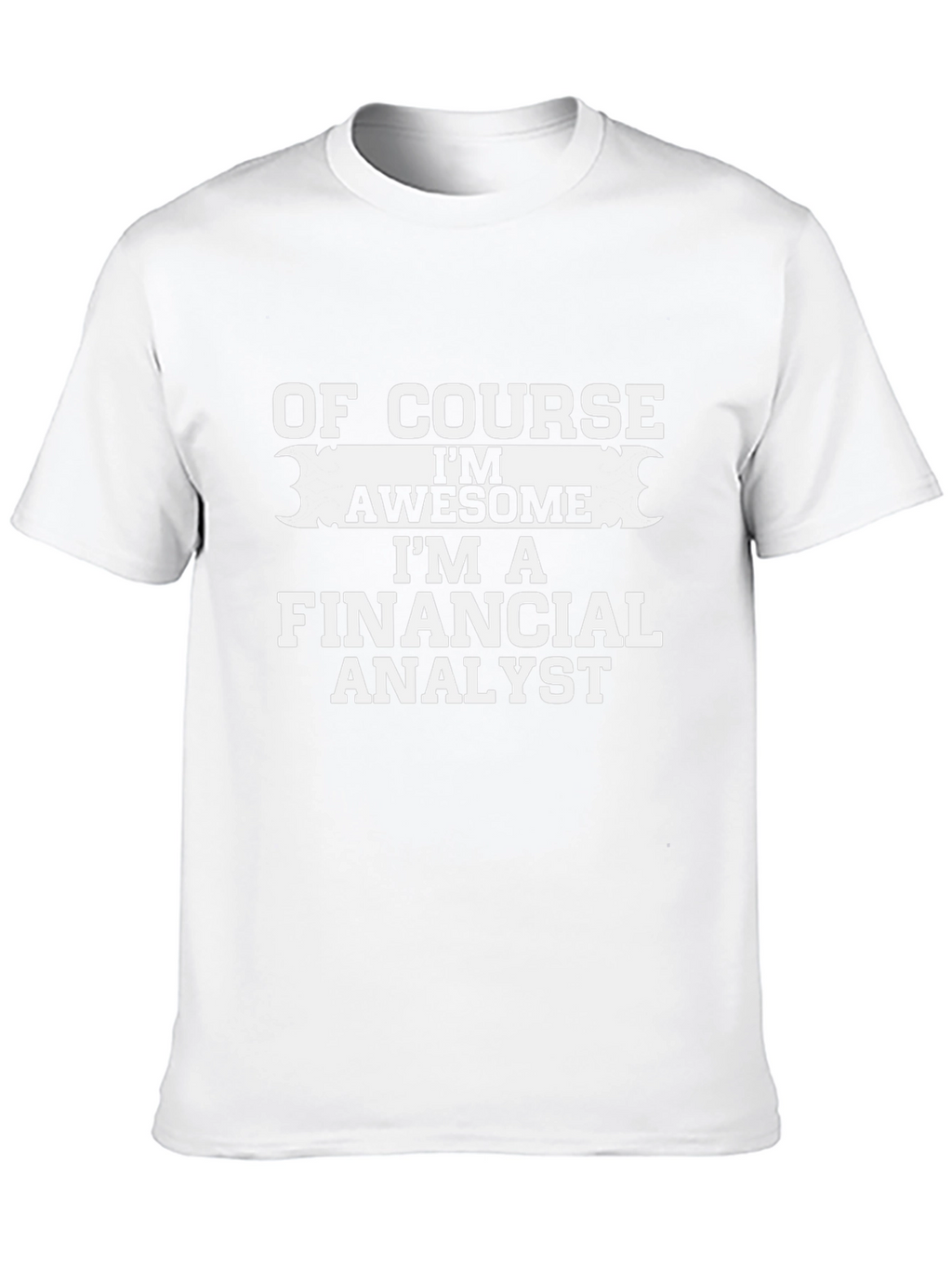 Funny Financial Analyst Black T-Shirt