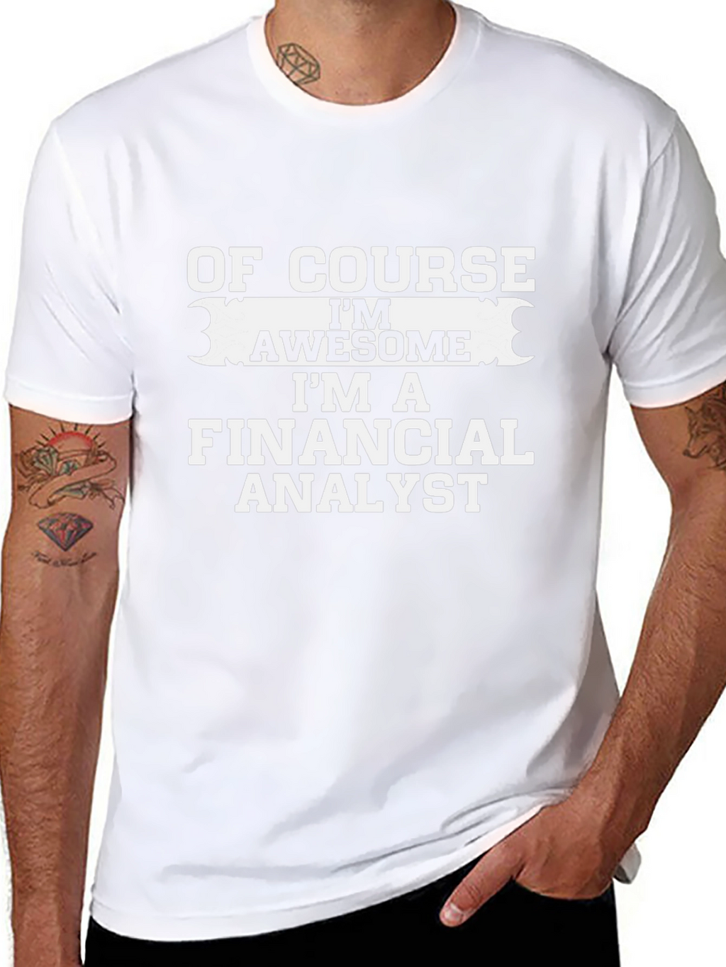 Funny Financial Analyst Black T-Shirt