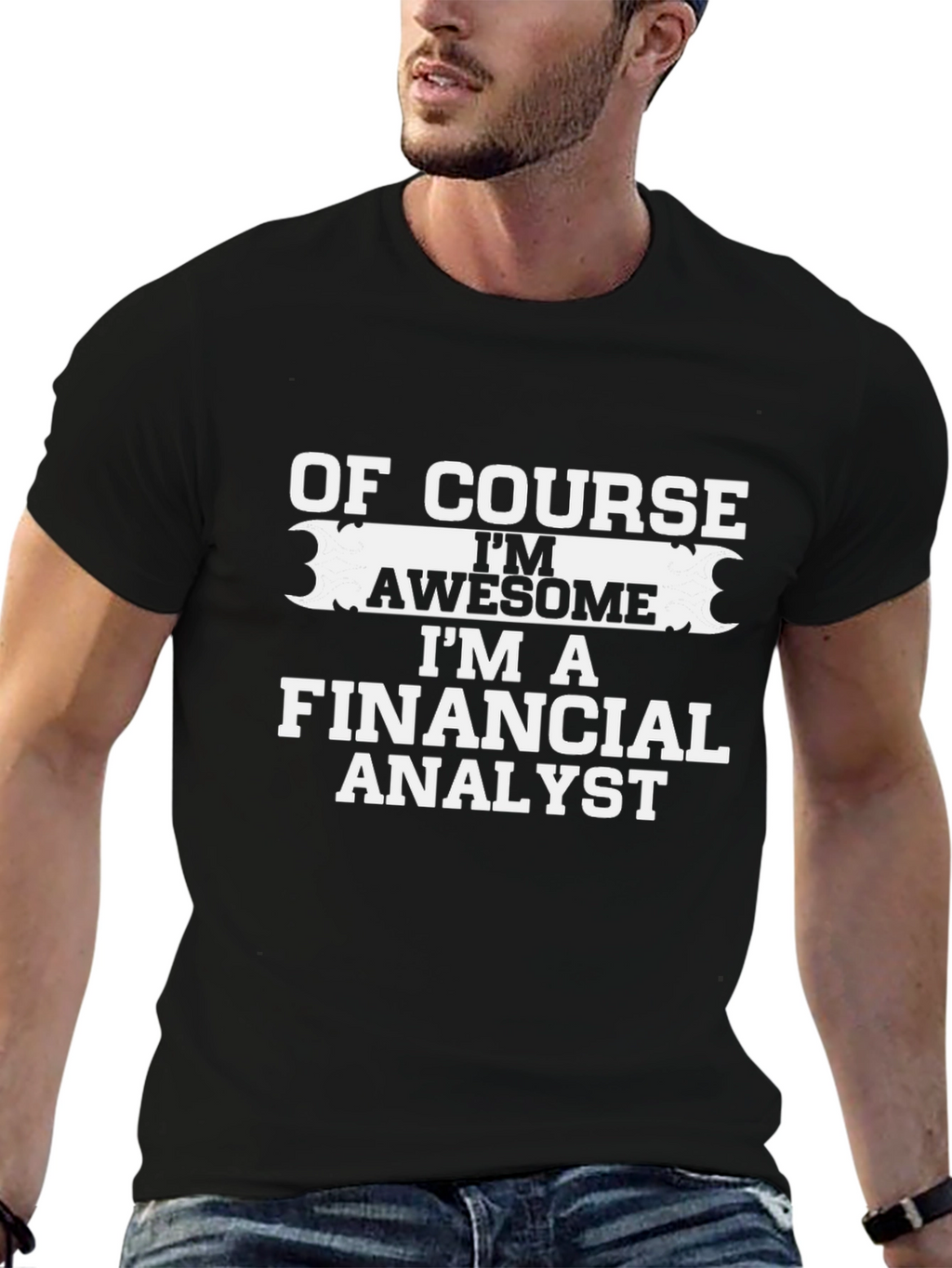 Funny Financial Analyst Black T-Shirt