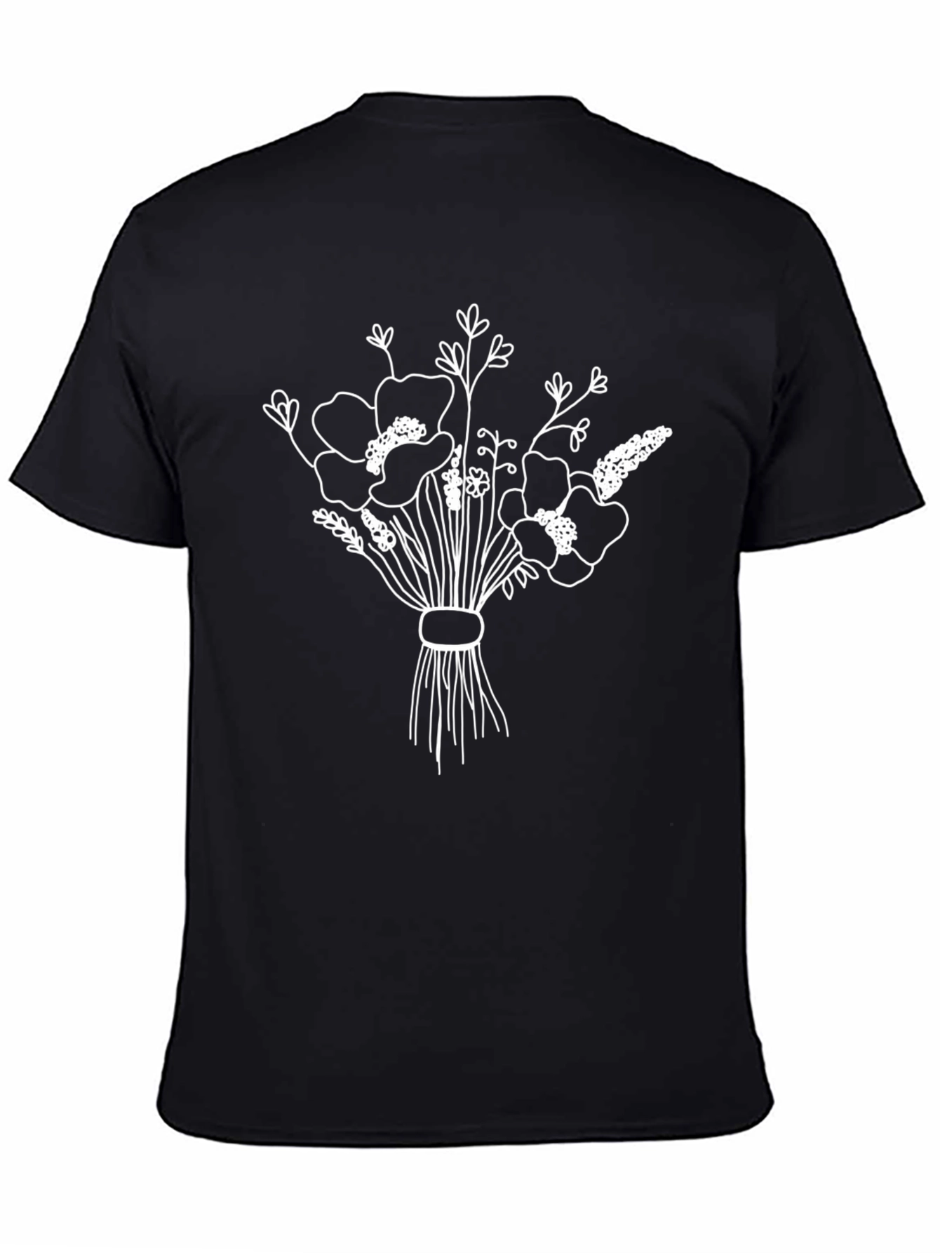 Floral Bouquet Graphic Tee - Stylish & Unique
