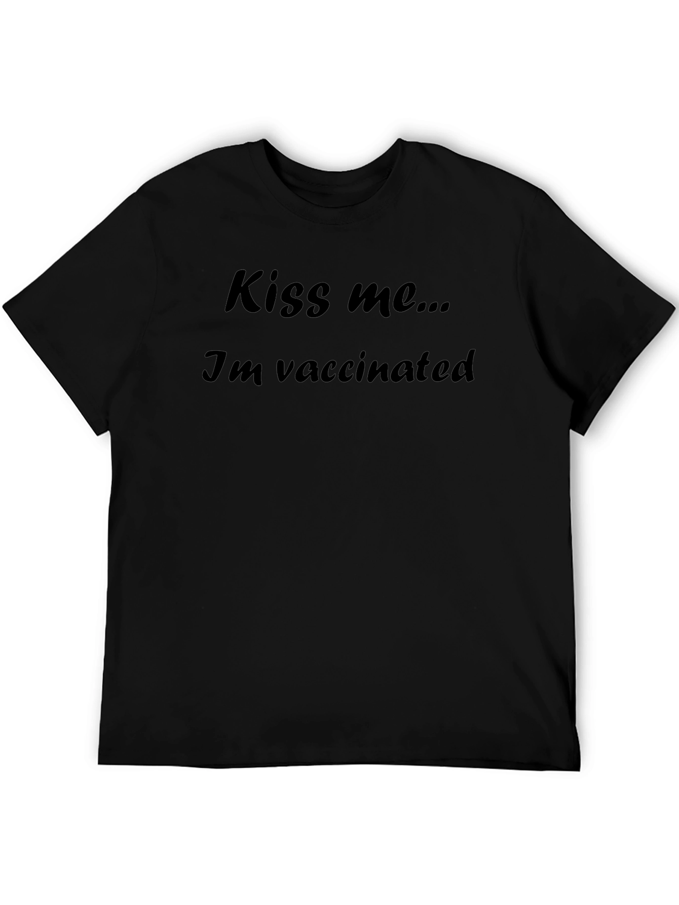 Kiss Me Im Vaccinated Graphic Tee - Unisex
