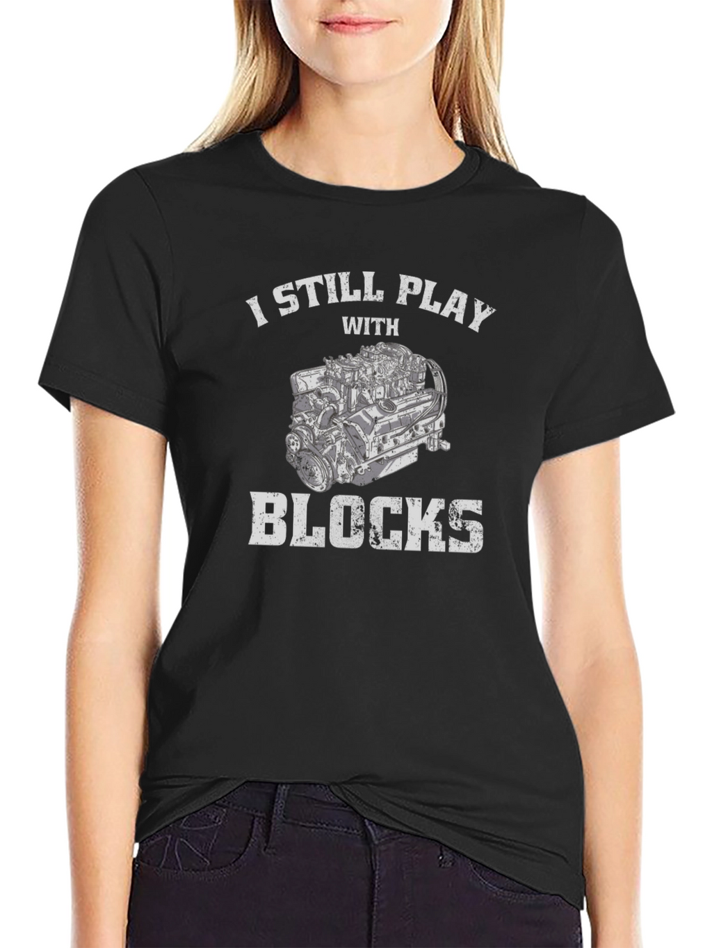 I Still Play With Blocks Graphic Tee
