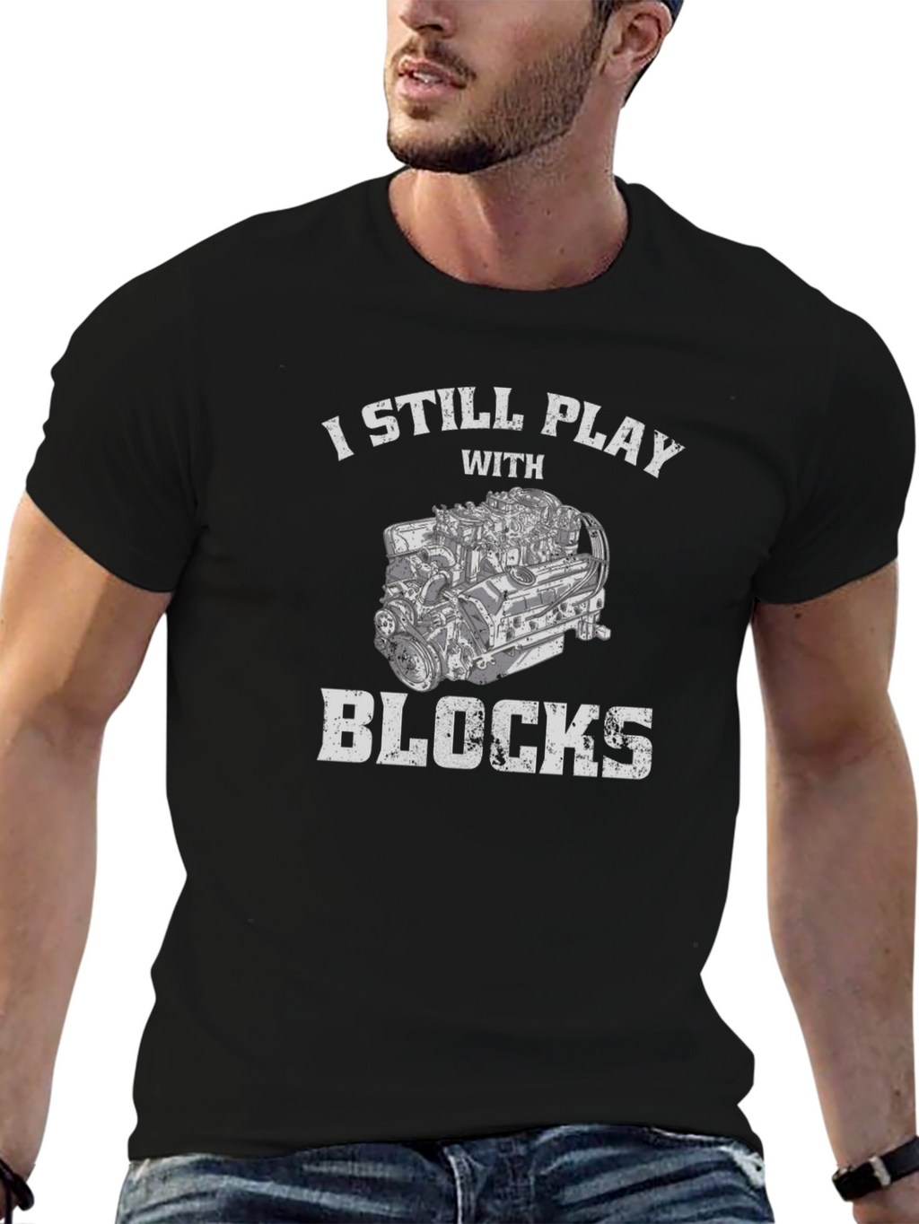 I Still Play With Blocks Graphic Tee
