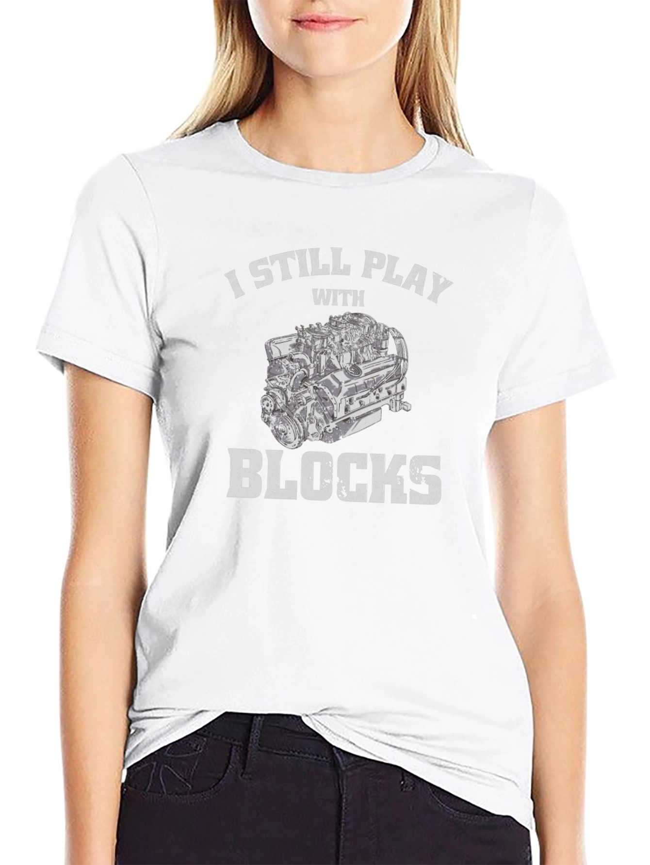 I Still Play With Blocks Graphic Tee
