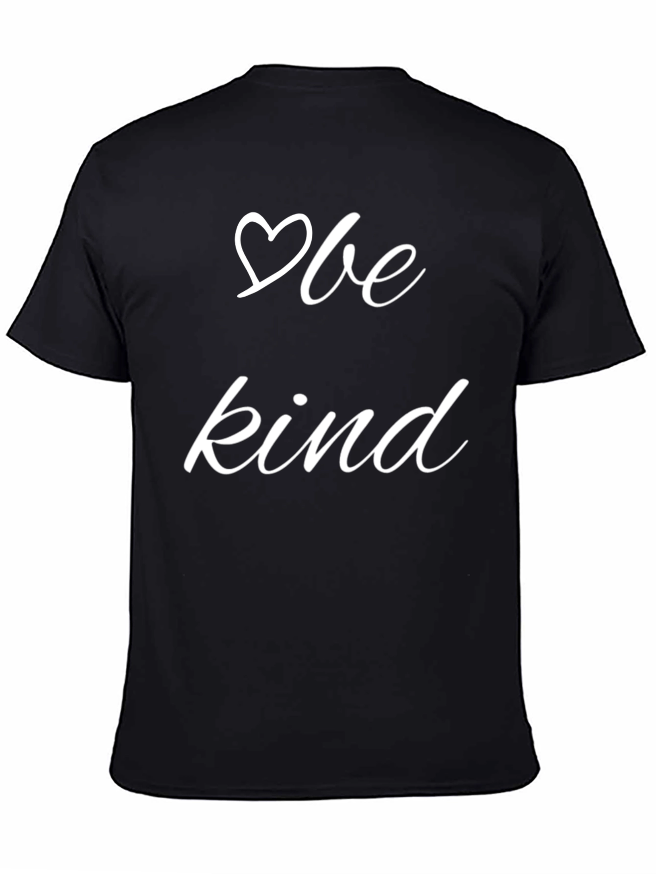 Be Kind Black T-Shirt - Positive Message Tee