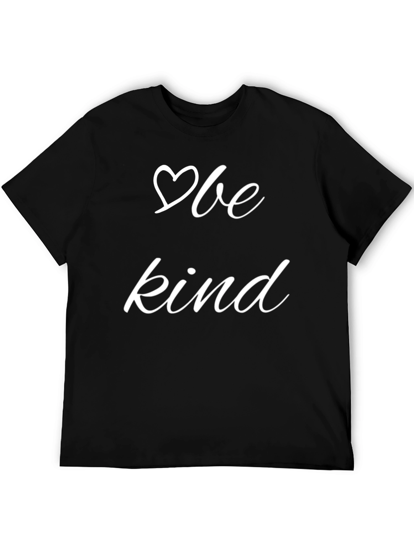 Be Kind Black T-Shirt - Positive Message Tee