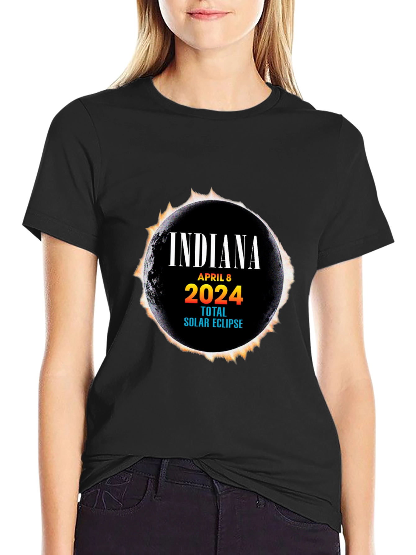 Indiana April 8 2024 Total Solar Eclipse T-Shirt