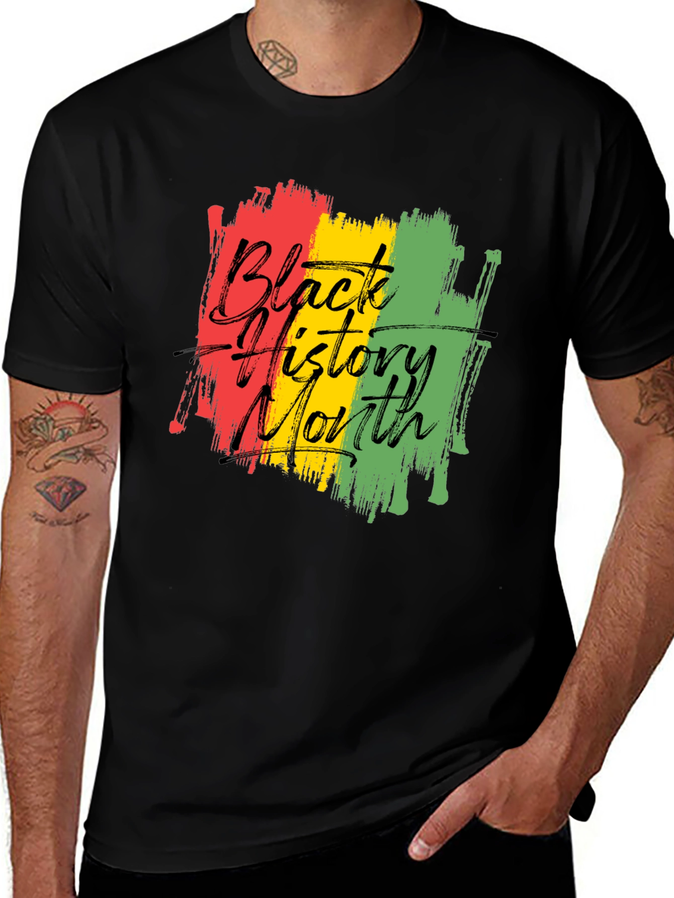 Black History Month Graphic Tee - Unisex Black T-Shirt