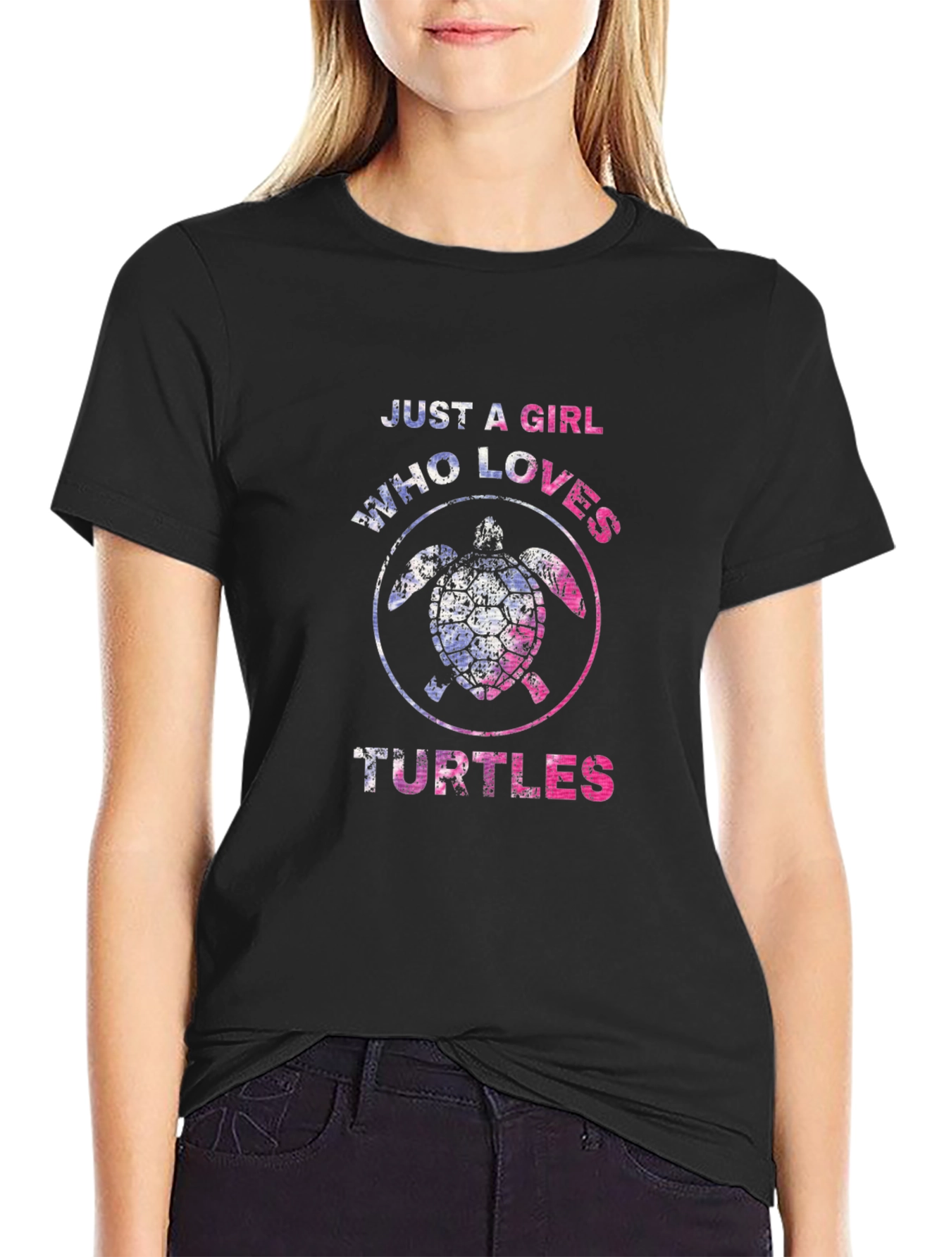 Just A Girl Who Loves Turtles T-Shirt