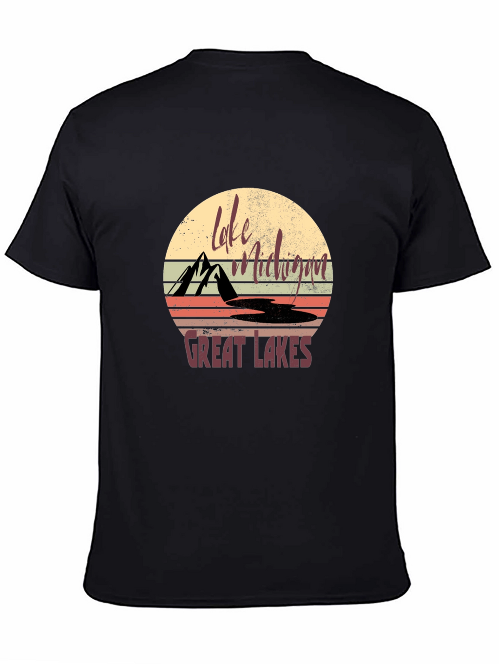 Lake Michigan Great Lakes Graphic Tee