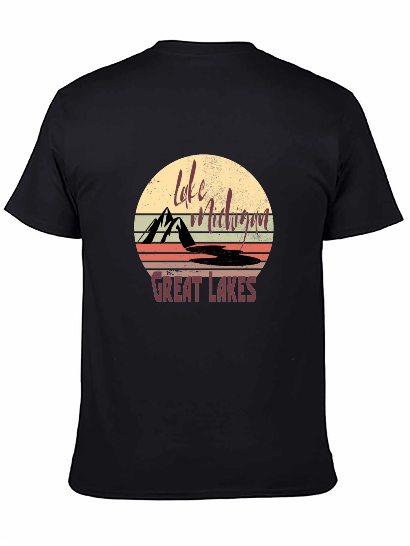 Lake Michigan Great Lakes Graphic Tee