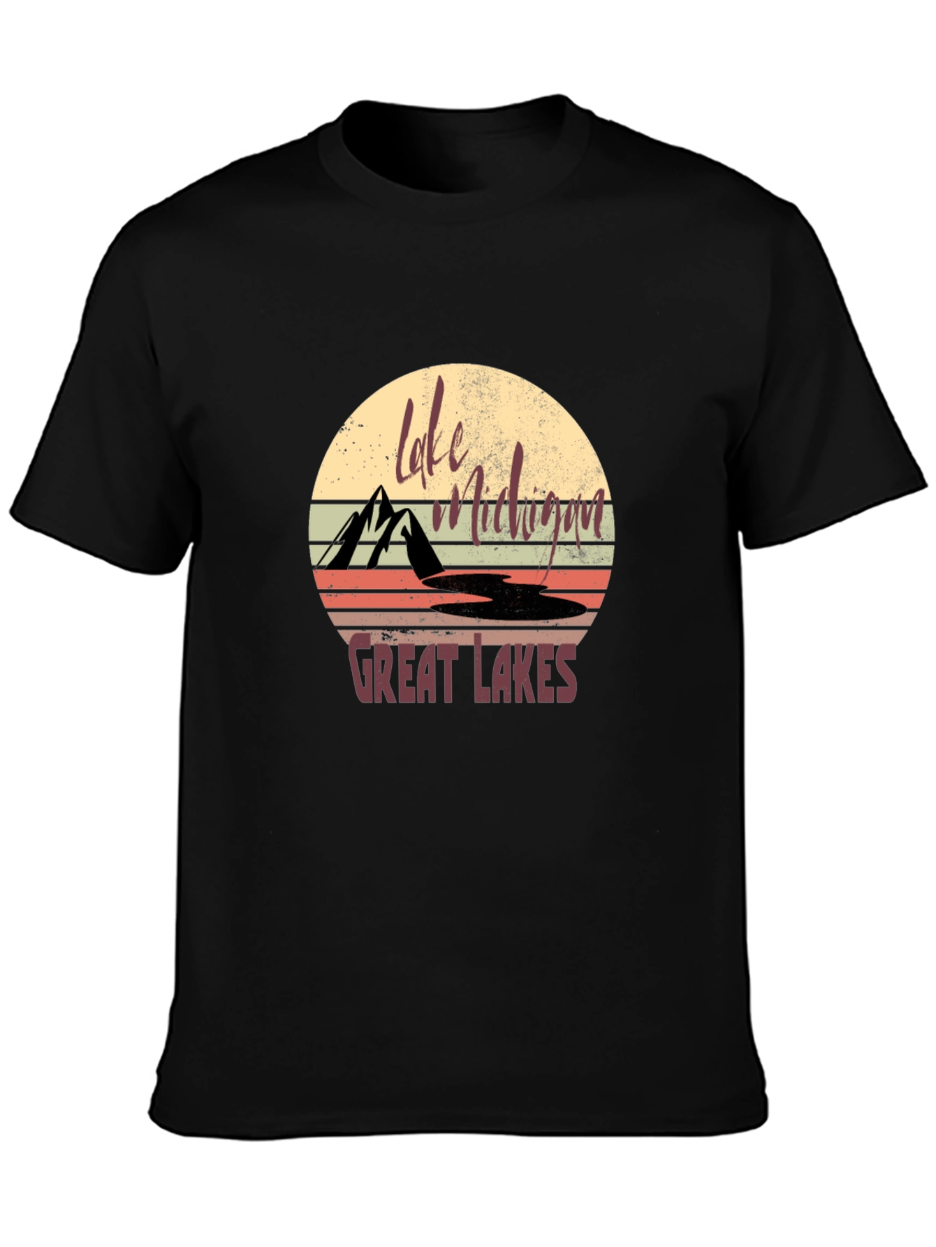 Lake Michigan Great Lakes Graphic Tee