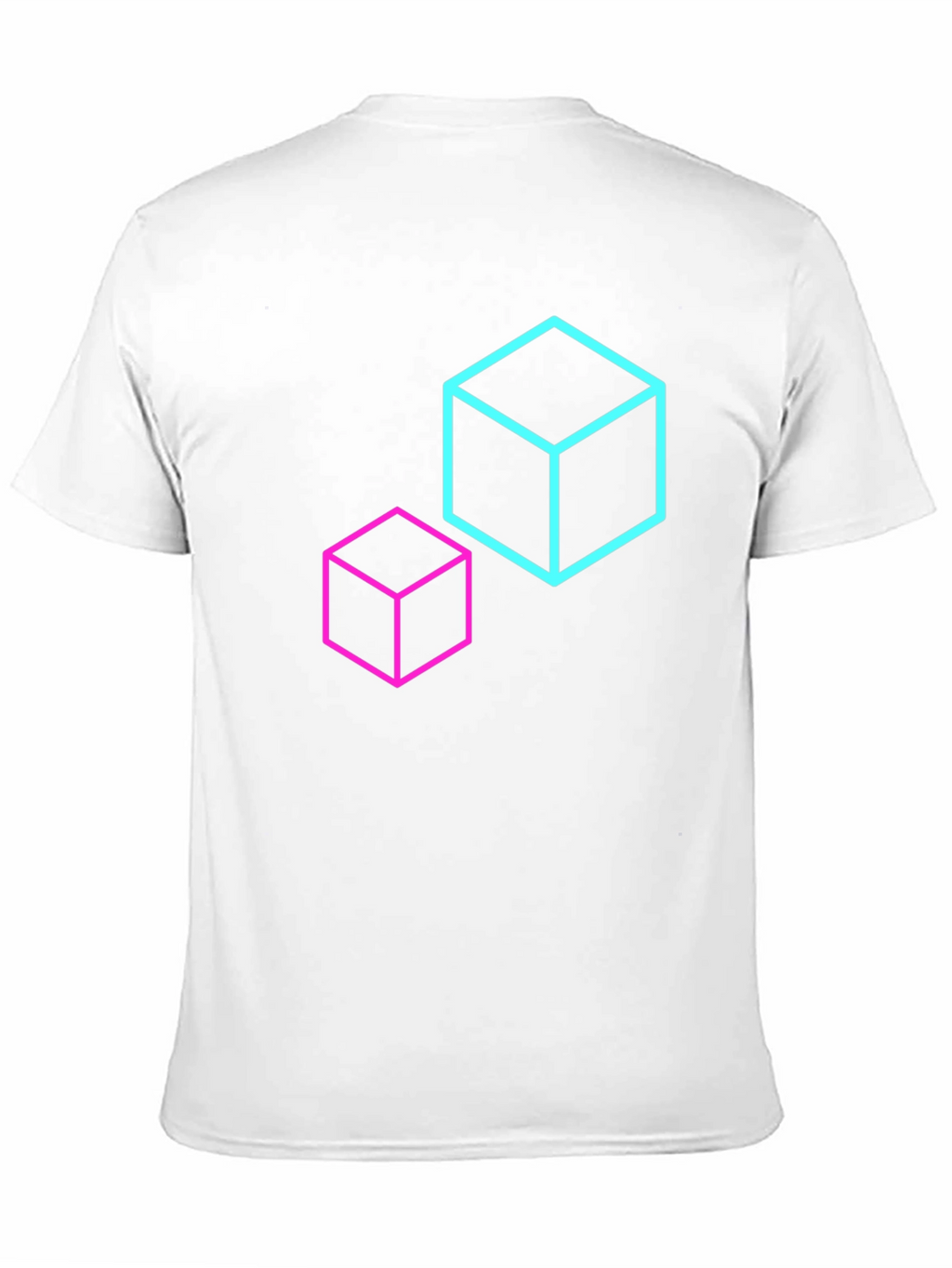 Geometric Cube T-Shirt - Modern Design