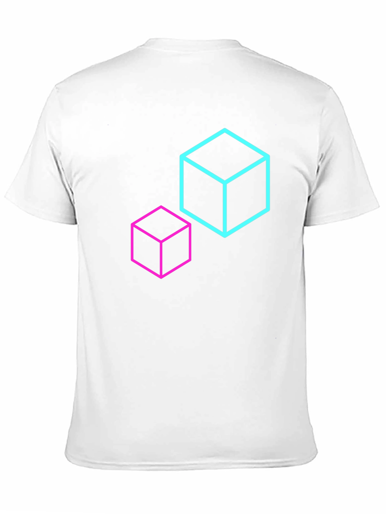 Geometric Cube T-Shirt - Modern Design